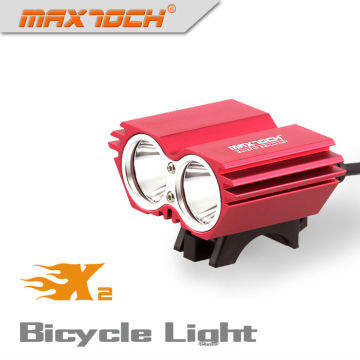 Maxtoch X2 2000LM 4 * 18650 Pack Intelligente LED-Licht Touring Bike